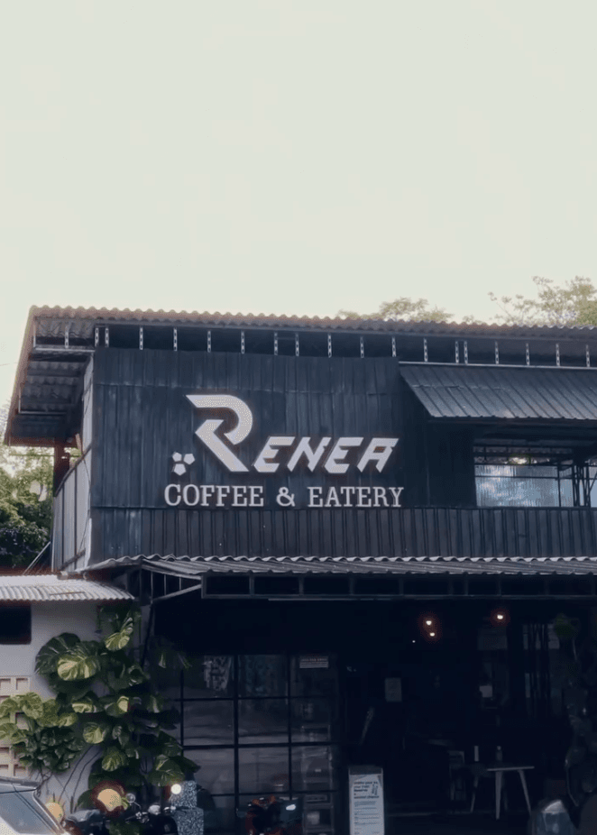 Renea Coffee & Eatery — cozy riverside cafe in Yogyakarta